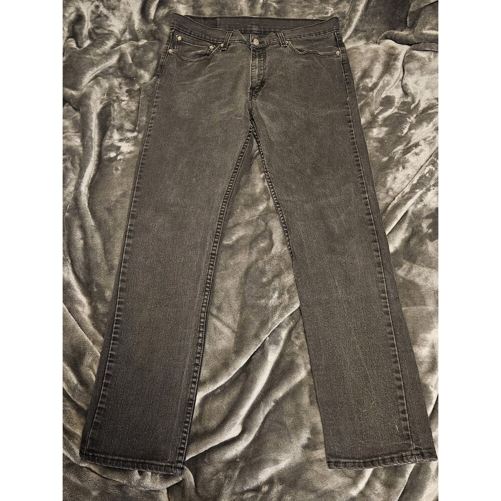 Levi's 541 Athletic Taper Men's Jeans [36 x 32] Faded Black Stretch Denim